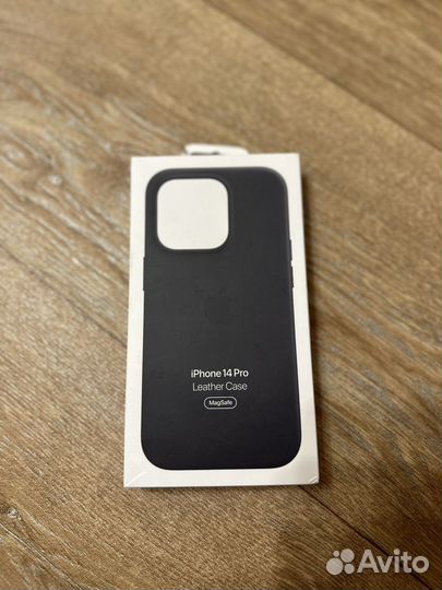 Чехол iPhone 14 pro Learher Case (кожа)