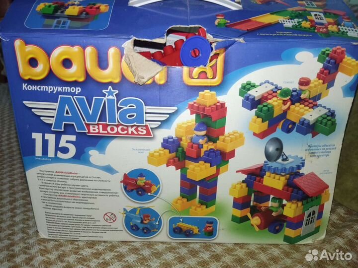 Конструктор типа плейдо для малышей