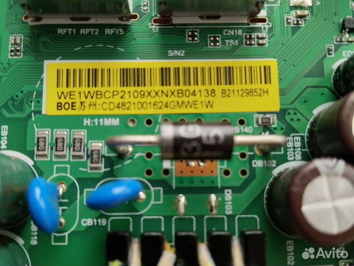 Материнская плата + пульт от телевизора Xiaomi