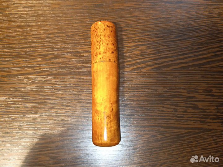 Портсигар Футляр для сигары карельская берёза