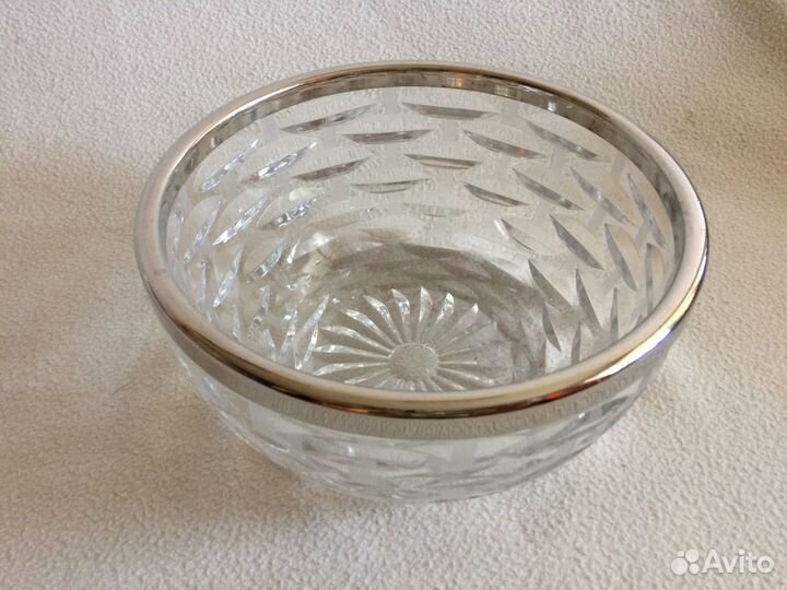 Хрустальная ваза для фруктов