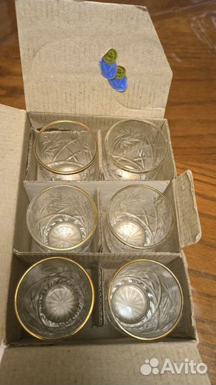 Хрустальные рюмки