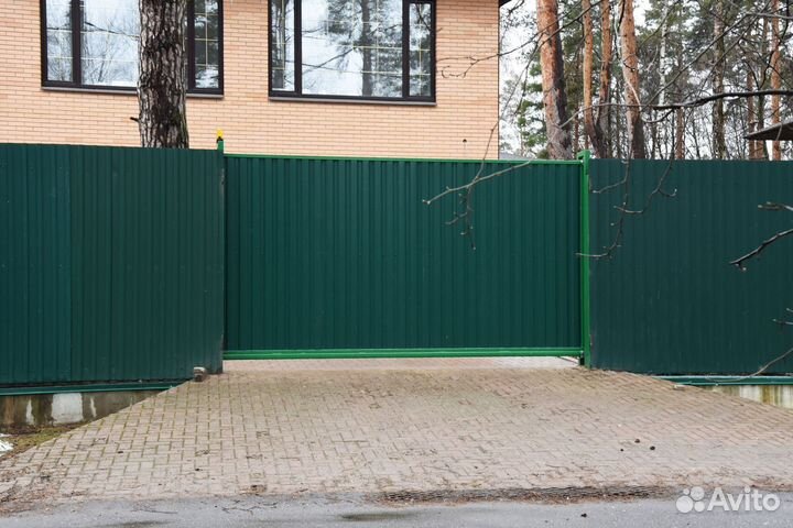 Откатные ворота - двойные