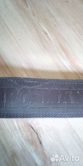 Ремень кожаный двухслойный пауерлифтерский, S