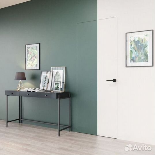 Скрытые двери под отделку