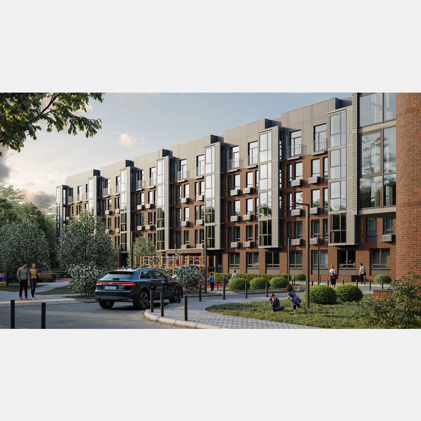 2-к. квартира, 71,6 м², 3/6 эт.