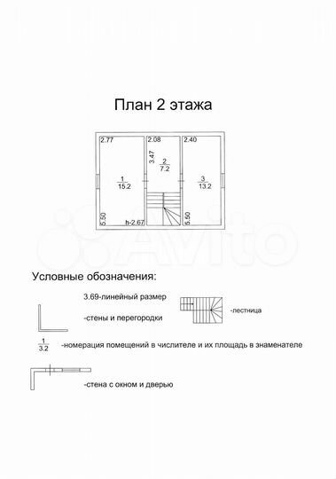 Дом 73,5 м² на участке 5 сот.