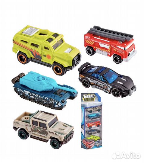 Машинки маленькие новые zuru metal machines