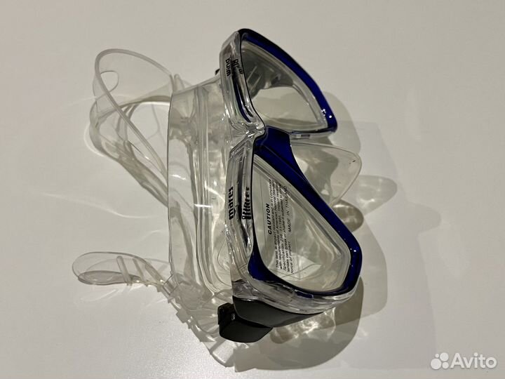 Комплект маска и трубка детский Mares Wind синий