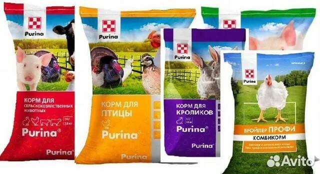 Комбикорм, пшеница для птиц и с/х животных