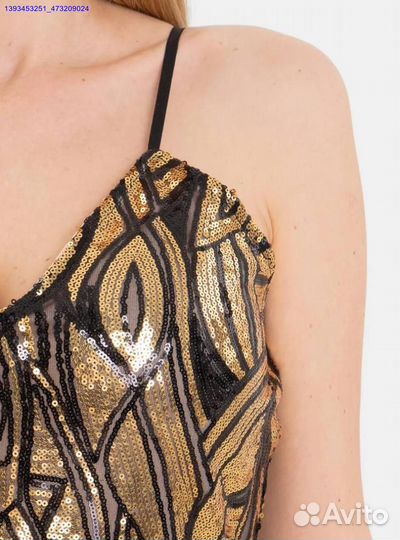 Новогоднее платье с пайетками (Арт.74361)