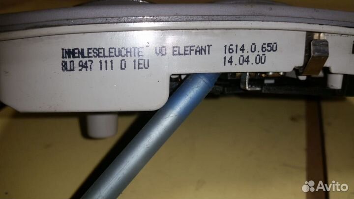 Плафон салона Audi A3 (8L1) 1.6Б/ х/б/5-дв/97-03