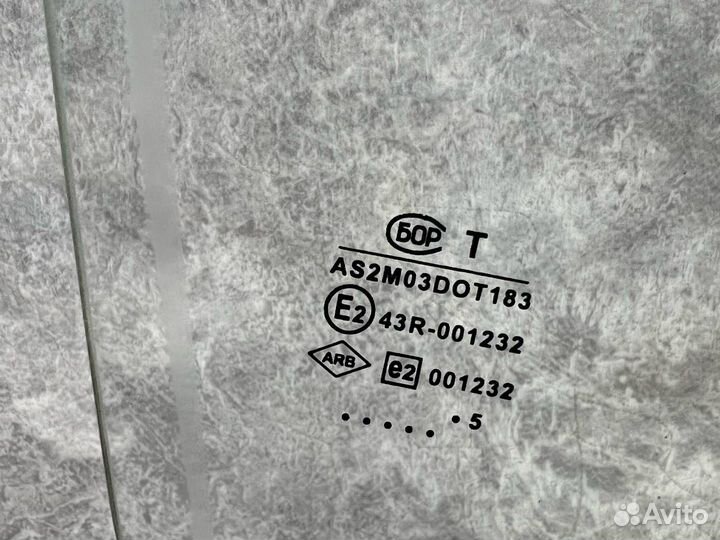 Стекло двери передней правой Renault Logan 2005