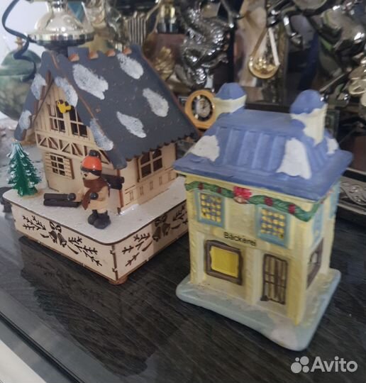 Декоративные домики м подсветкой. Германия
