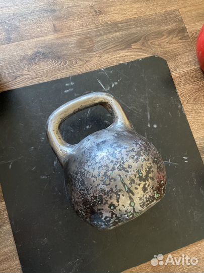 Гиря чугунная 16 кг СССР дрмз