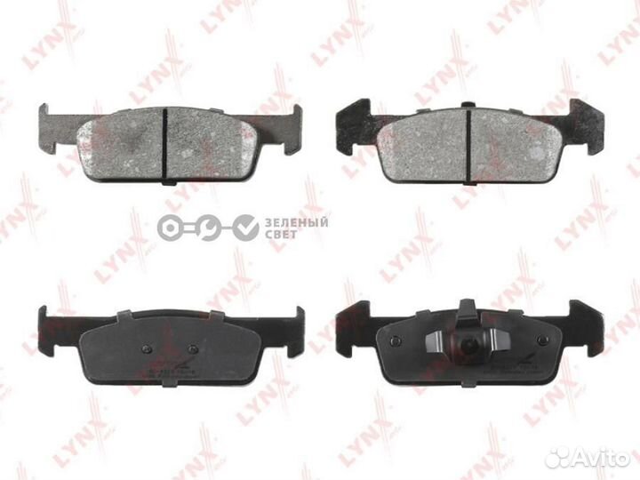 Lynxauto BD6323 Колодки тормозные передние renault