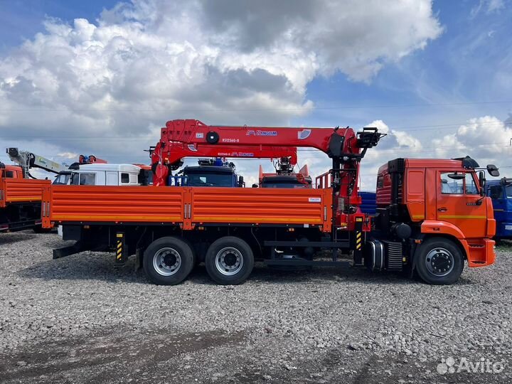 КАМАЗ 65115-3094-48 с КМУ, 2024