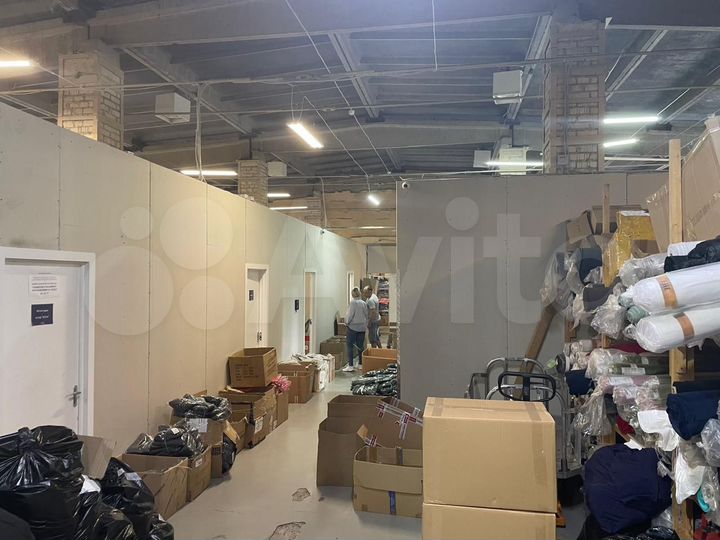 Тёплый склад, производство 600-1100 м²