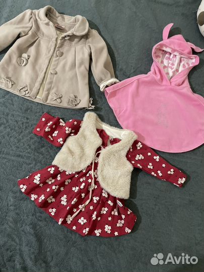Вещи пакетом на девочку 74 80