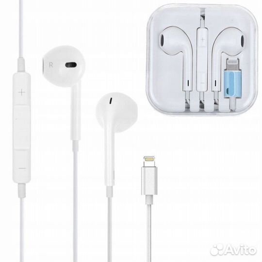 Наушники apple earpods lightning 3.5mm