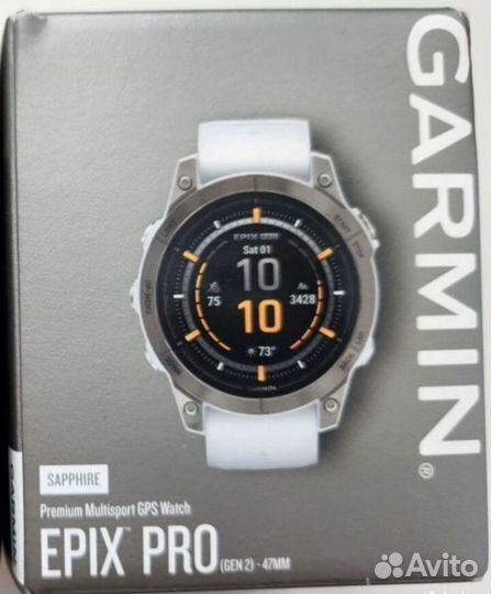 Часы garmin epix gen 2 pro sapphire 47mm