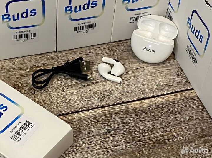Наушники Redmi Buds новые беспроводные (white)