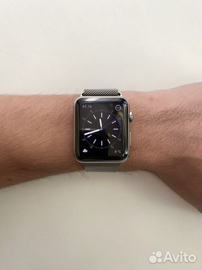 Apple Watch 1-го поколения, 42мм, Stainless Steel
