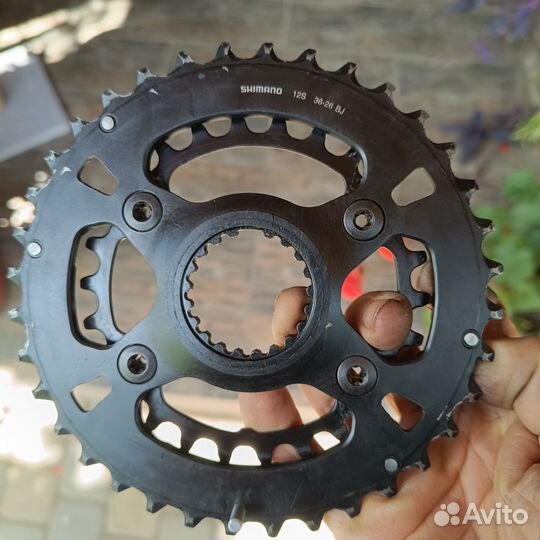 Звезда shimano dm 36-26 двойник