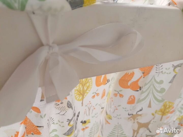 Шторки для кроватки домика