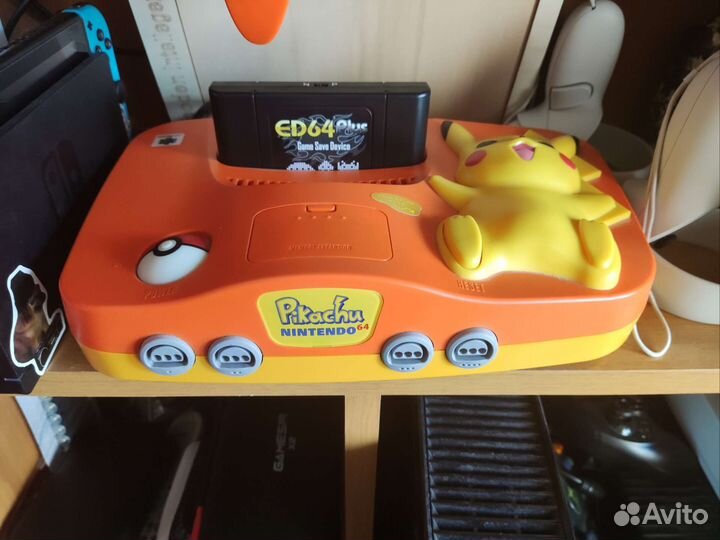 Приставка nintendo 64 pikachu edition JP