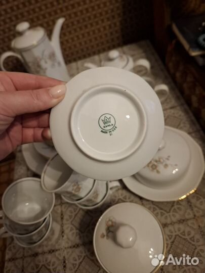 Столовый сервиз гдр на 6 персон