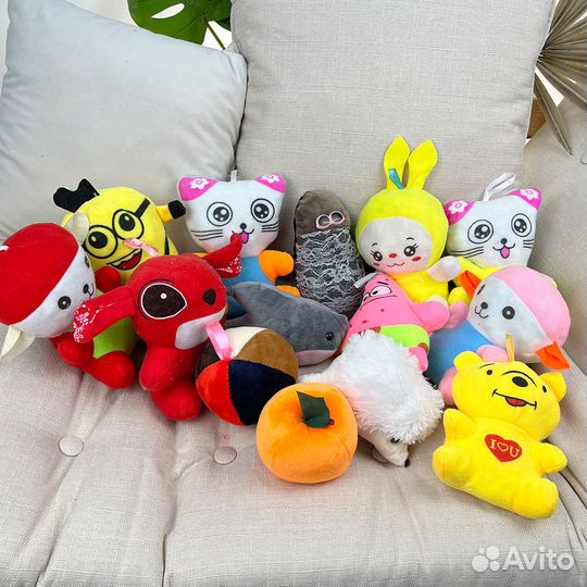 Микс набор мягких игрушек для аппаратов - Эконом