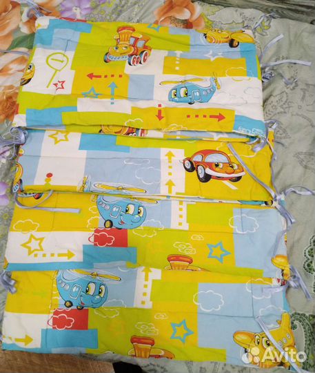 Бортики в кроватку бу