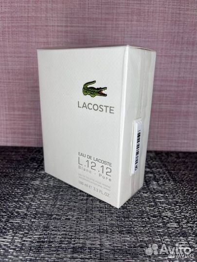 Духи мужские Lacoste L.12.12 Blanc – Pure (Euro)