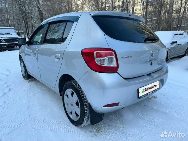 Renault Sandero 1.6 МТ, 2016, 98 800 км