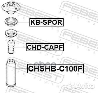 Подшипник опоры амортизатора hyundai i30 II, KI