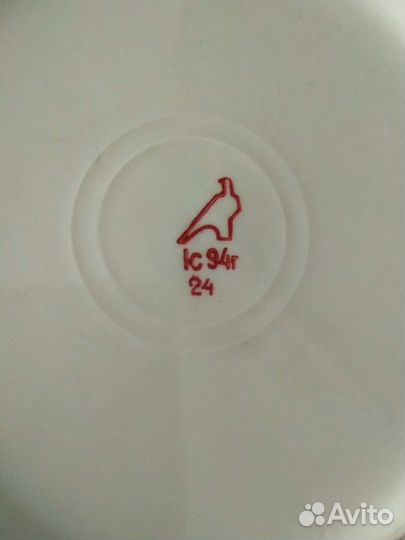 Тарелки дулево СССР