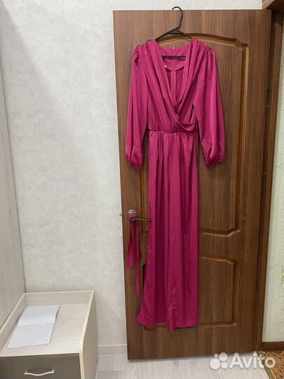 Атласный комбинезон