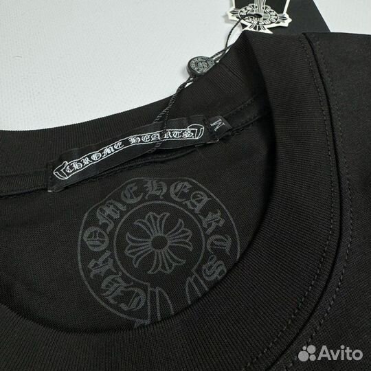 Футболка черная Chrome hearts