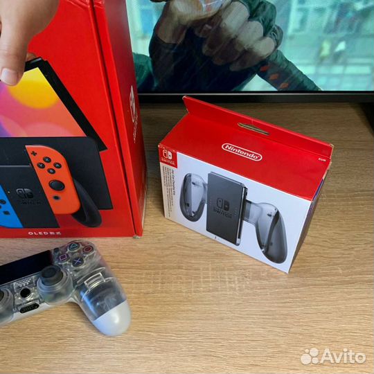 Nintendo Switch Oled+игры/гарантия на проверку