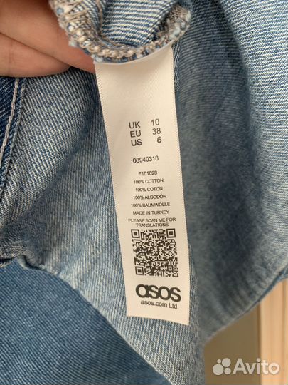 Джинсовое платье ASOS 42/44