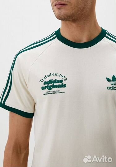 Футболка Adidas 1972 Бежевая