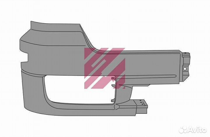 Угол бампера правый Mercedes Actros