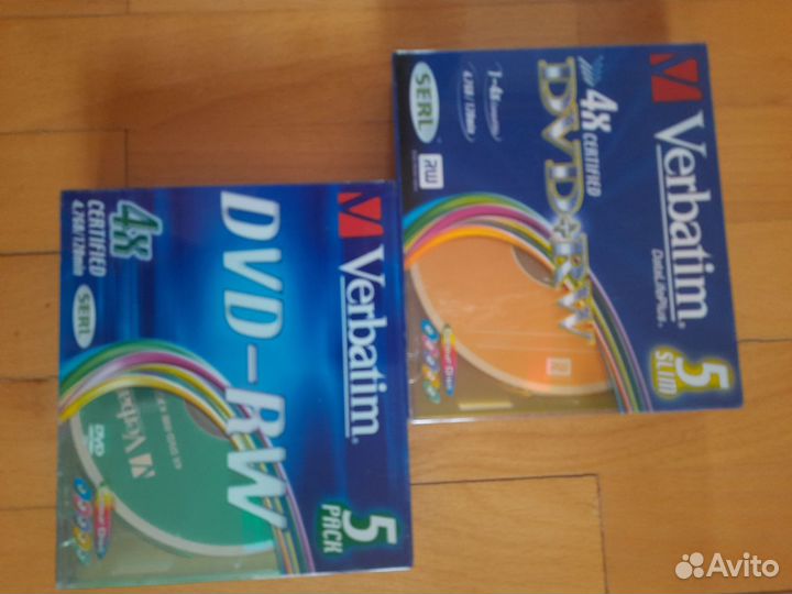 Диски DVD - RW и DVD - R новые