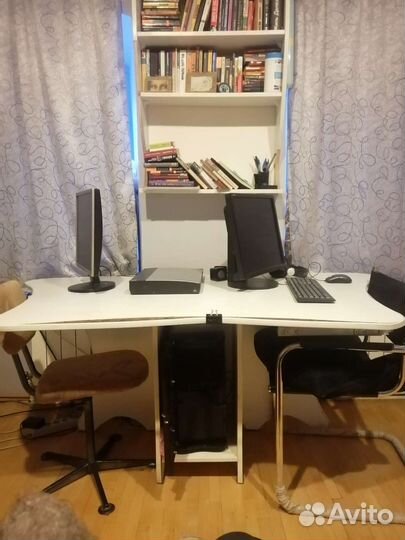 Компьютерный стол белый бу