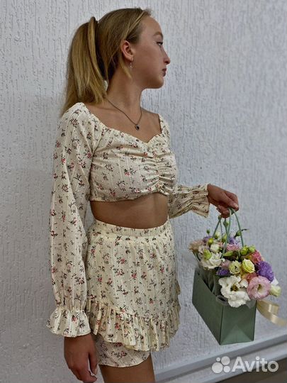 Комтюм 2-ка юбка и топ