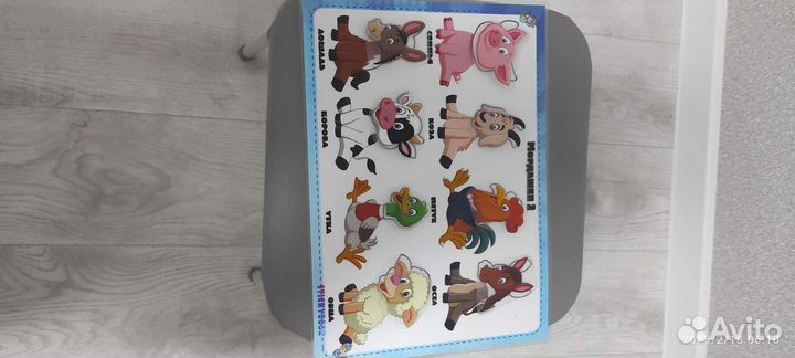 Пазл на липучках