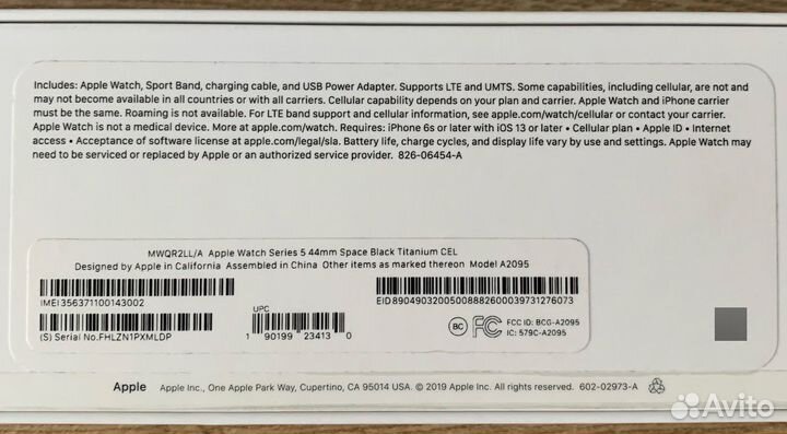 Идеальные Apple Watch 5 44 mm Titanium Edition