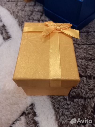 Сувенир Яйцо Фаберже мини (синее на подставке)