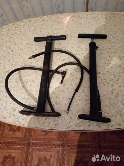 Ручной насос с автомобильным и другим переходником